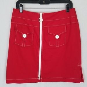 ETCETERA Red Skirt
